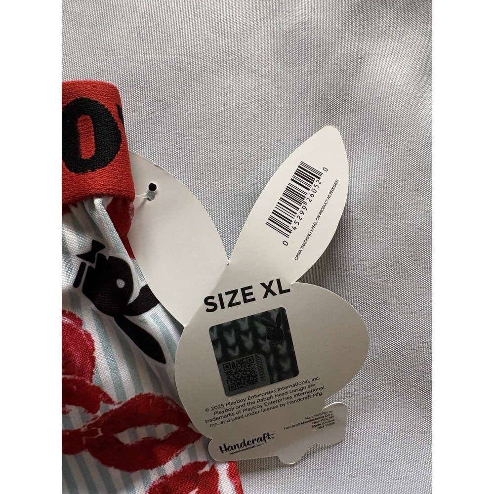 NEW PLAYBOY Boxers Playboy Boxer Briefs Mens XLarge Multicolor Playboy Bunny - Picture 2 of 4